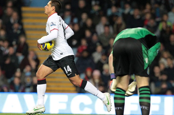 Chicharito "okrenuo" Aston Villu i Manchester Unitedu donio petu pobjedu u nizu