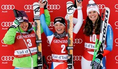 Lara Gut najbrža na utrci spusta u Val d'Isereu po jakom vjetru