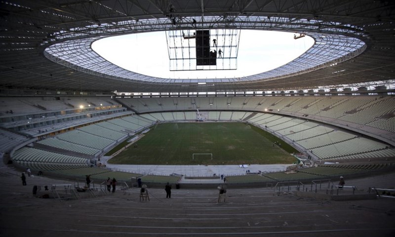 Video: Otvoren prvi stadion za Svjetsko prvenstvo u Brazilu