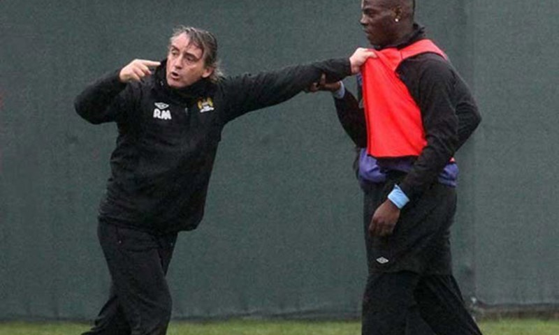 Roberto Mancini i Mario Balotelli žestoko se sukobili na treningu Manchester Cityja