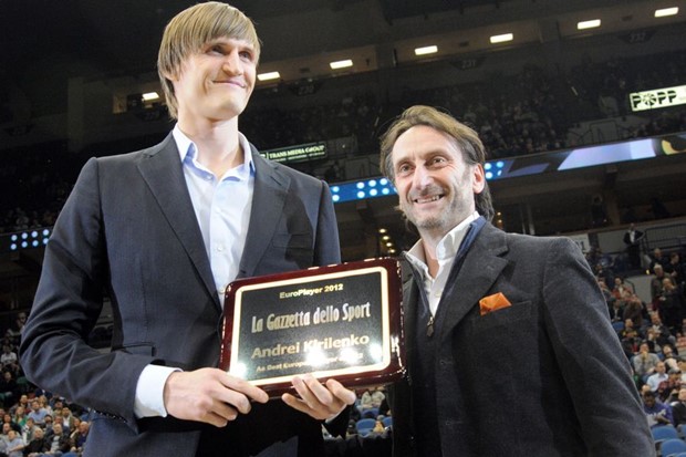 Andrej Kirilenko i Celine Dumerc najbolji igrači Europe u 2012. godini