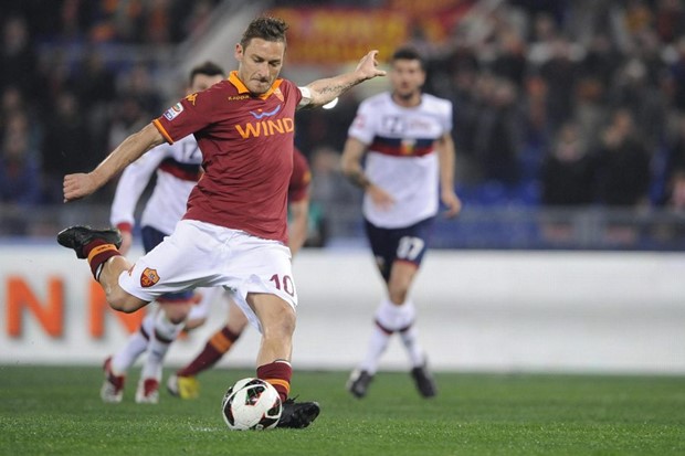 Video: Golom iz penala Totti stigao na diobu drugog mjesta vječne ljestvice strijelaca Serie A