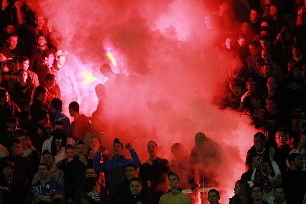 Hajduk kažnjen zbog bačenih baklji u Zadru