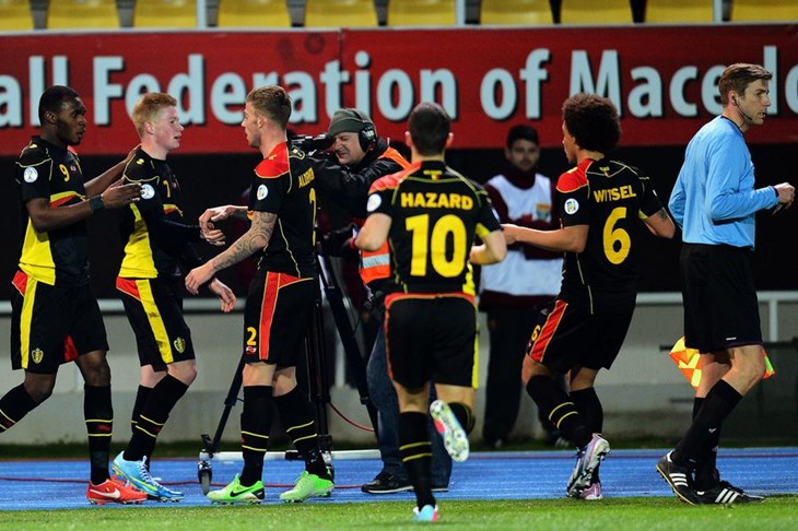 Video: Belgija važnom pobjedom u Skoplju zadržala korak za Hrvatskom