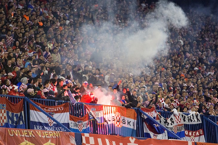 Hrvatska navijačka zona smještena u moskovskom Gorki parku