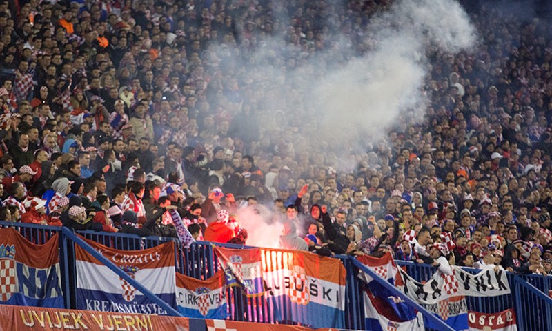 Hrvatska navijačka zona smještena u moskovskom Gorki parku