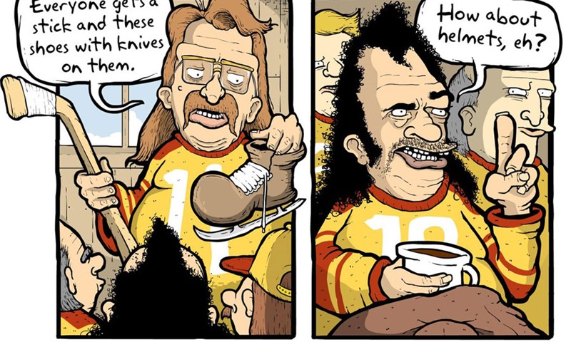 Hokej - bez kaciga do 1979.