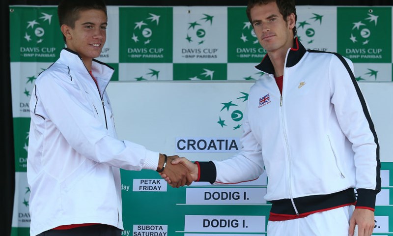 Borna Ćorić i Andy Murray otvaraju hrvatsko-britanski dvoboj u Umagu