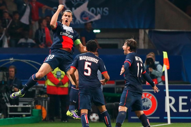 Video: PSG tricom preko Benfice uz dva gola Ibrahimovića, Mitroglouov hat-trick za prve bodove Olympiakosa