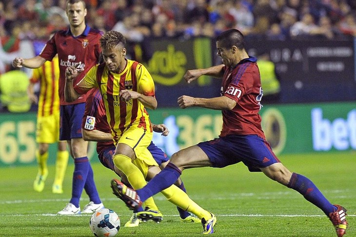 Barcelona zaustavljena u Pamploni, domaćin sačuvao mrežu nedirnutom