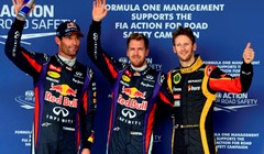 Vettel do prve startne pozicije i u SAD-u, Webber i Grosjean kreću iza njega