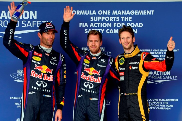 Vettel do prve startne pozicije i u SAD-u, Webber i Grosjean kreću iza njega