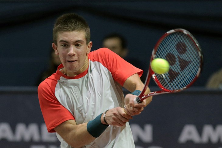 Michael Berrer u tri seta izbacio borbenog Bornu Ćorića na PBZ Zagreb Indoorsu
