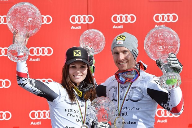 Foto: Hirscher i Fenninger završili sezonu osvajanjem Velikog i Malog kristalnog globusa, Kostelić među 10