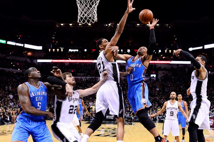 Video: Više nego uvjerljiva pobjeda Spursa nad Thunderom za meč loptu u Oklahoma Cityju