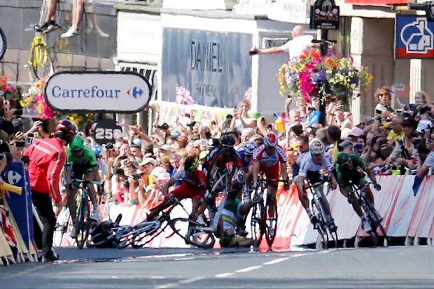 Cavendish se ozlijedio pred ciljem prve etape Tour de Francea, Đurasek 131.