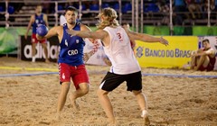 Hrvatska selekcija u rukometu na pijesku u polufinalu Svjetskog prvenstva