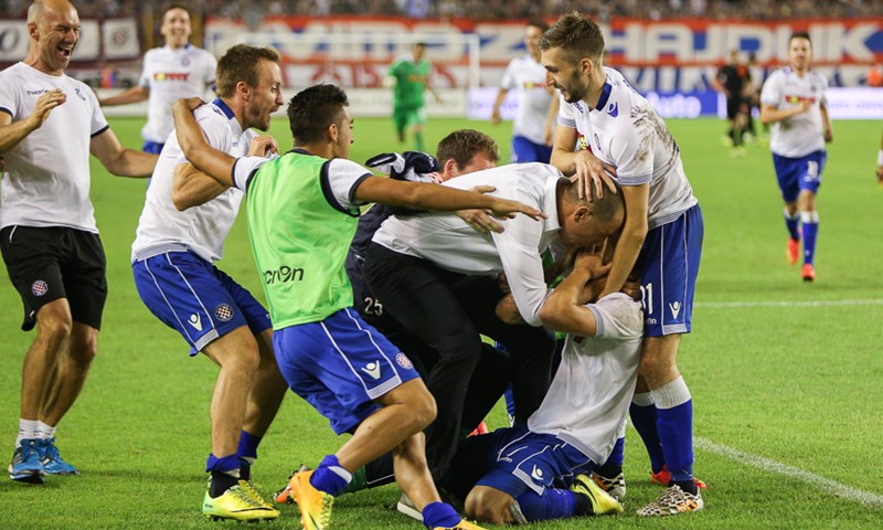 Video: Hajduk nadoknadio zaostatak protiv Šahtera i prošao u doigravanje Europske lige