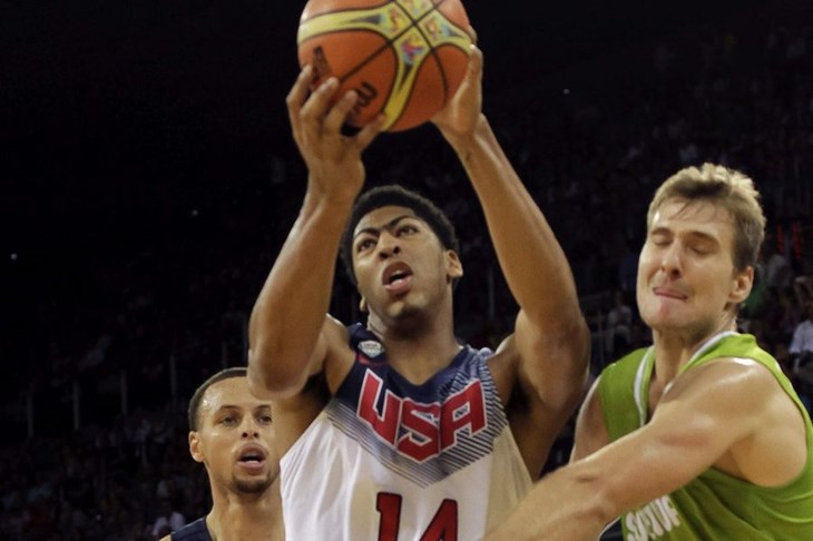 Amerikanci u Gran Canariji nadigrali Sloveniju, posebno raspoložen Anthony Davis