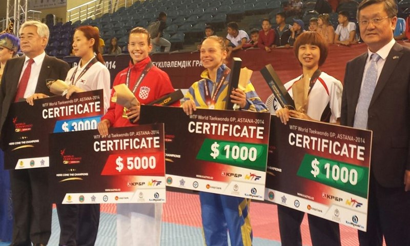 Lucija Zaninović osvojila zlatno odličje na Grand Prixu u Astani