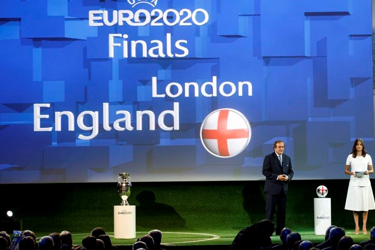Odabrani gradovi domaćini EP-a 2020. godine, završnica na Wembleyju