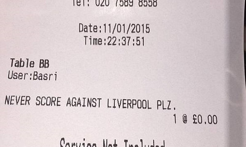"Molim te nemoj nikada zabiti Liverpoolu"