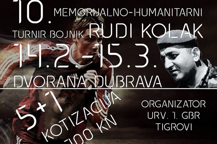Tigrovi i ove godine organiziraju malonogometni turnir u sjećanje na Rudija Kolaka
