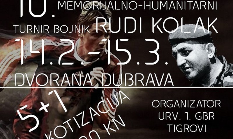 Tigrovi i ove godine organiziraju malonogometni turnir u sjećanje na Rudija Kolaka
