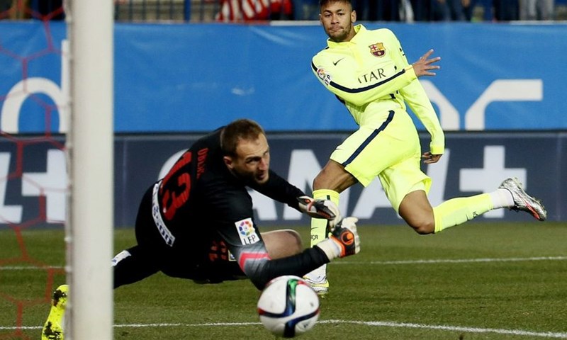 Video: Barcelona slavila u burnom dvoboju na Vicente Calderonu i prošla u polufinale