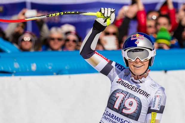 Pobjeda Lindsey Vonn ispred Tine Maze i Anne Fenninger u Garmischu