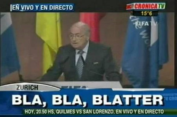 Bla, bla, Blatter