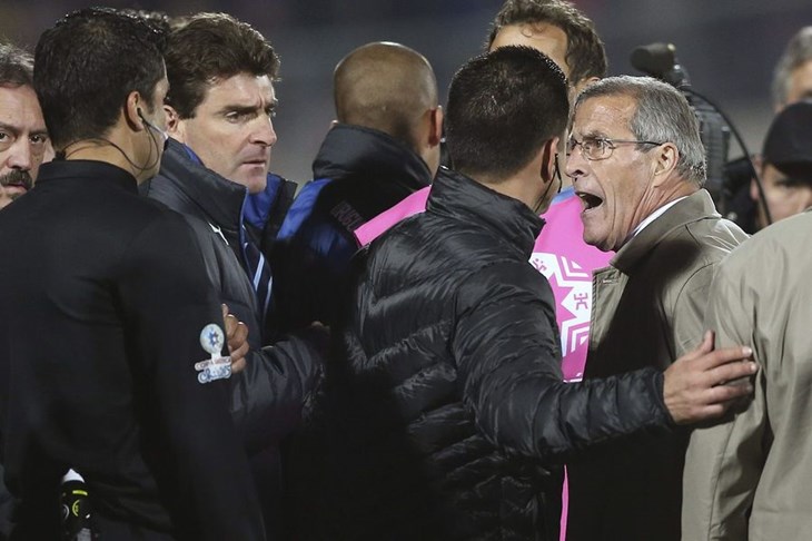 Tabarez: "Cavani je isprovociran, sve se dobro vidi na brojnim snimkama"