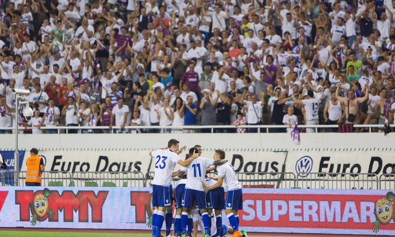 Majstorija Balića i kasni gol Kiša za lijepu prednost Hajduka uoči gostovanja u Norveškoj