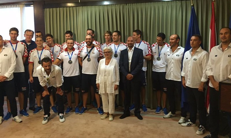 Hrvatski vaterpolisti vratili se sa SP-a: "Ponosni smo na srebrnu medalju"