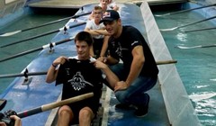 Zlatni Valent Sinković posjetio Veslački klub Gusar