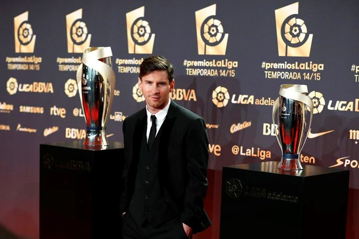 Lionerl Messi odnio nagrade za najboljeg igrača i napadača u Španjolskoj prošle sezone