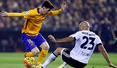 Podjela bodova na Mestalli, Valencia u završnici dvoboja do boda protiv Barcelone