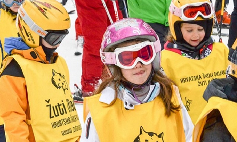 Mali sportaši i Žuti mačak organiziraju školu skijanja na Sljemenu