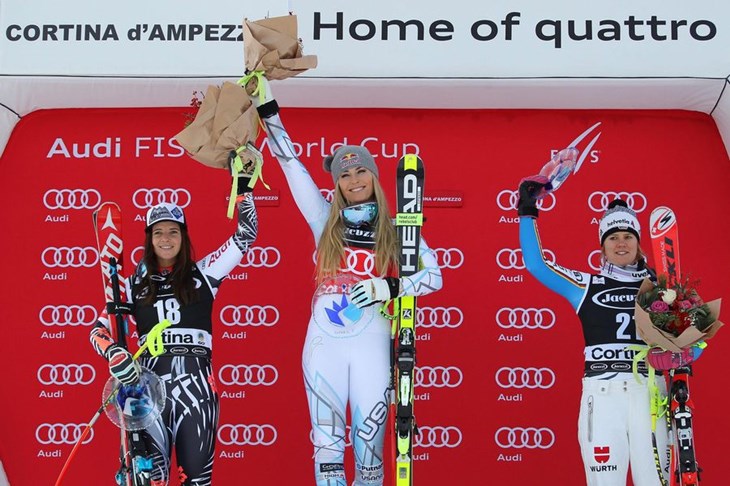 Lindsey Vonn pobjedom u Cortini smanjila zaostatak za Stenmarkom