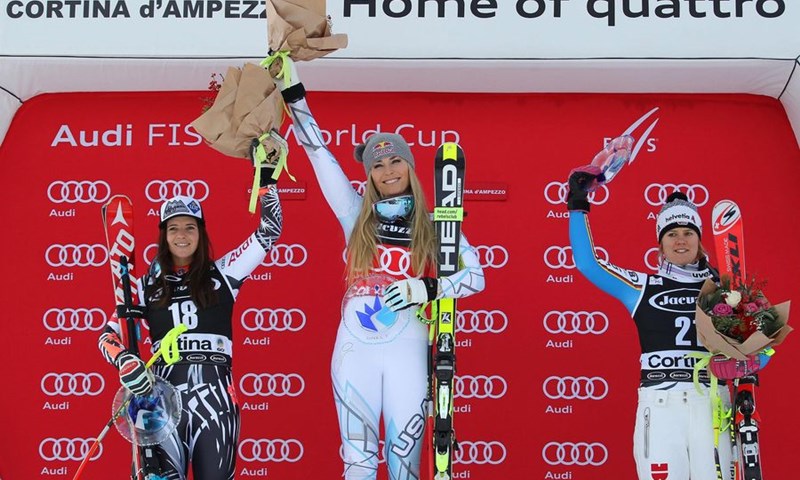 Lindsey Vonn pobjedom u Cortini smanjila zaostatak za Stenmarkom