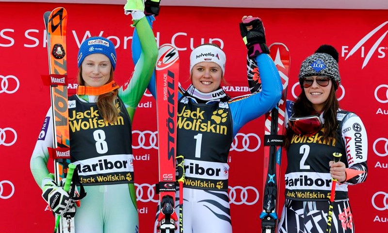 Viktoria Rebensburg pokvarila slovensko slavlje u Mariboru