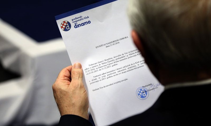 Dinamo završio godinu u plusu, prihod 104.6 posto veći nego 2014. godine