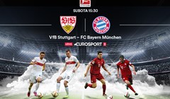 Stuttgart protiv Bayerna uživo na  Eurosportu 2