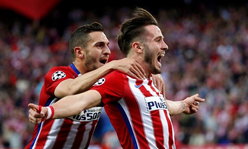 VIDEO: Sjajan pogodak Saula Nigueza donio prednost Atleticu uoči uzvrata