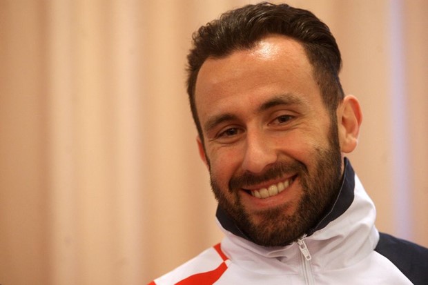 Hrvatska muška reprezentacija u karateu u borbi za broncu u katama