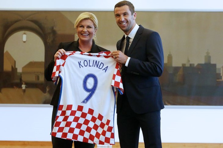 Hrvatski nogometni reprezentativci kod predsjednice Grabar Kitarović