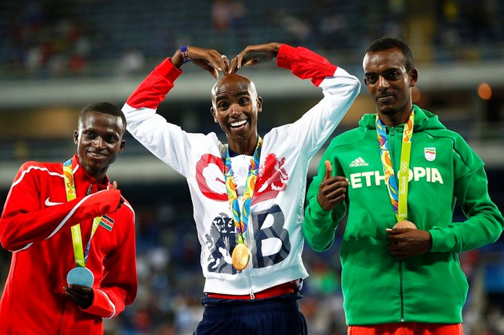 Farah pao i obranio zlato, Thompson najbrža na 'stotki'