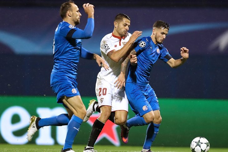 Dinamo teško poražen u Sevilli, Modri izdržali samo pola sata