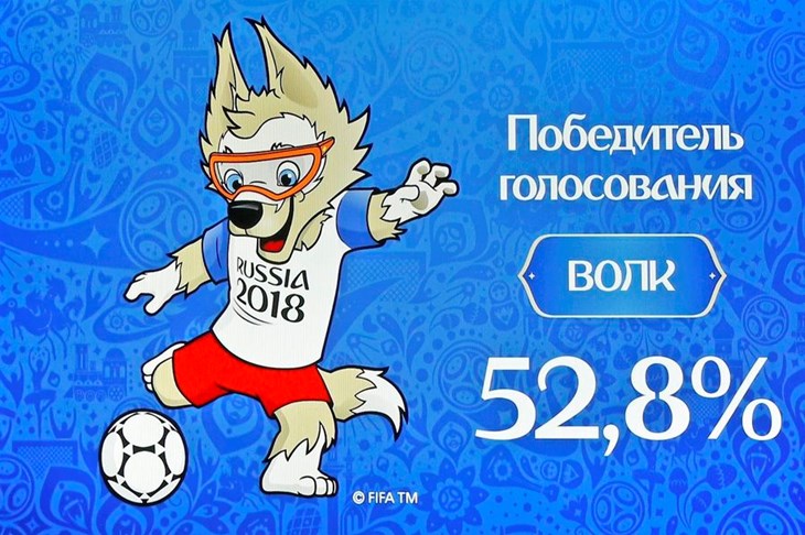 Vuk Zabivaka maskota SP 2018 u Rusiji