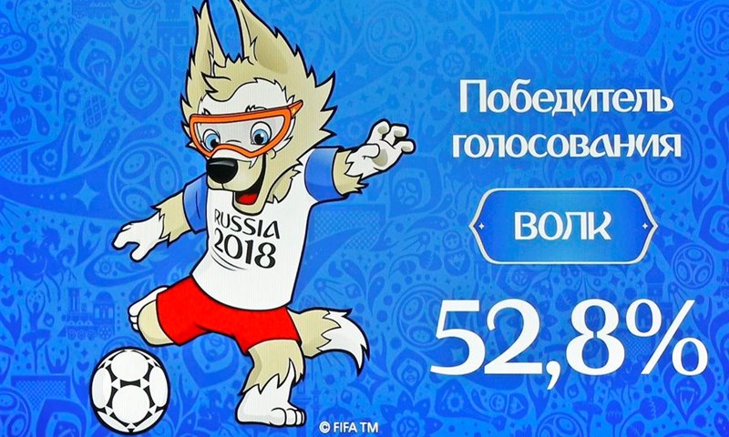 Vuk Zabivaka maskota SP 2018 u Rusiji